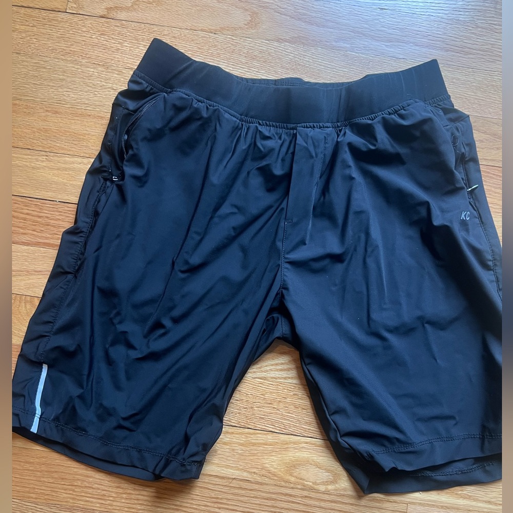 Men's Kenneth Cole Black Athletic Gym Shorts